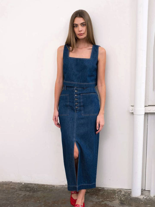 Denim Crop Top