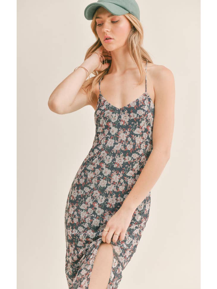 Dreamchaser Midi Dress - Navy Multi