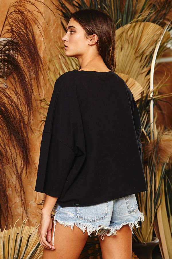 Nice is the New Cool Graphic Tee - Black