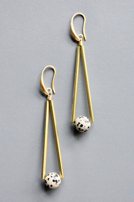 Dalmatian Earrings