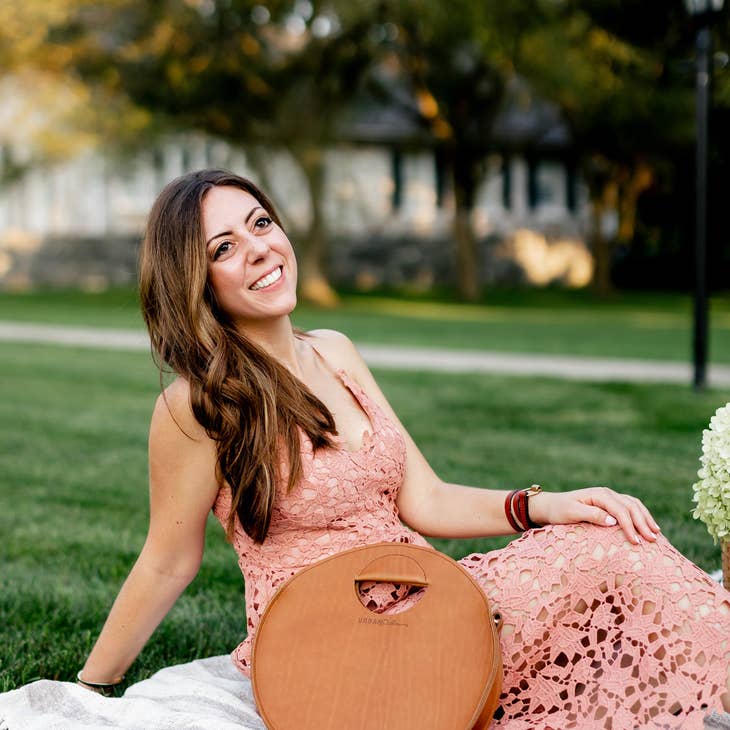 Britt Circle Crossbody - Honey