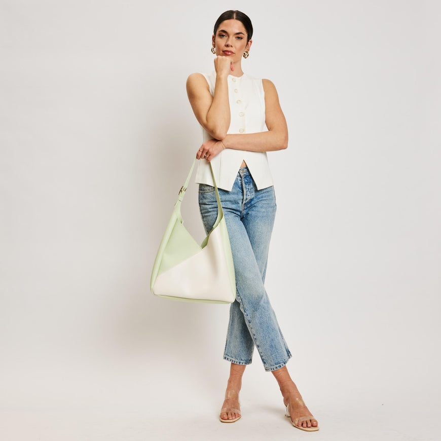 Frankie Hobo - Ivory Pistachio