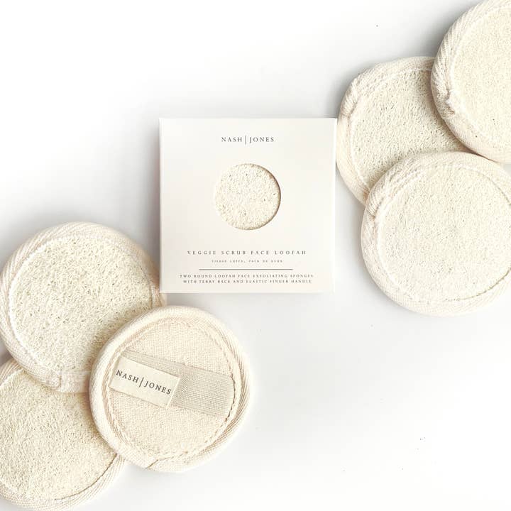 Veggie Loofah Face Sponge - 2 Pack