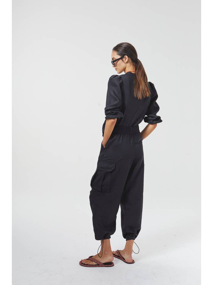 Meknes Linen Shirt - Black