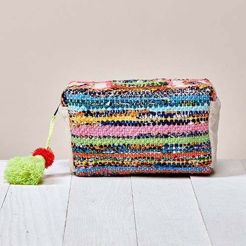 Rag Rug Origami Clutch - Multi