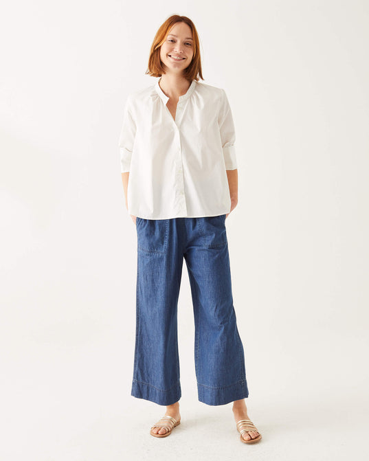 Editor Swing Shirt - White