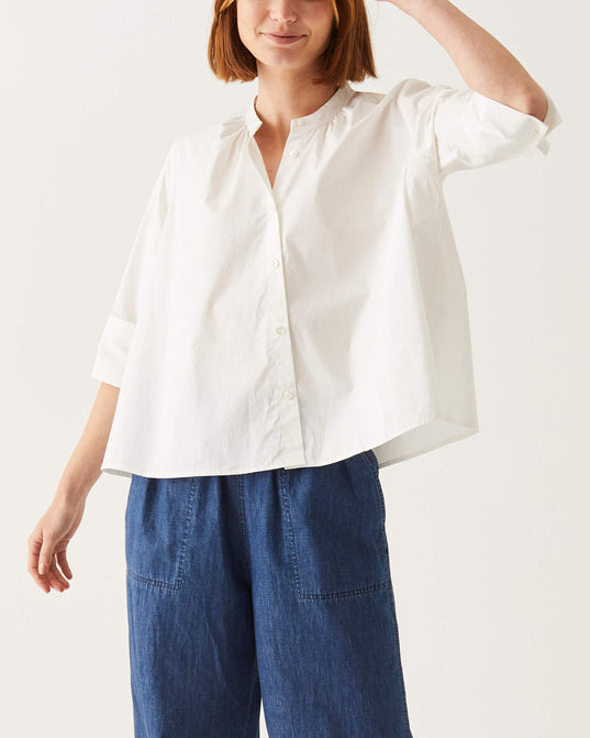 Editor Swing Shirt - White