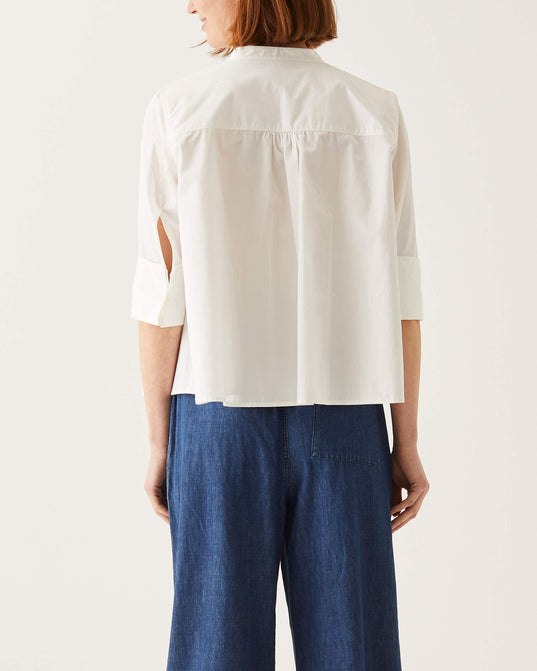 Editor Swing Shirt - White