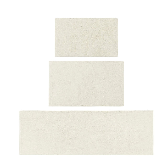 Luxury Feather Touch Reversible Bath Rug - Ivory