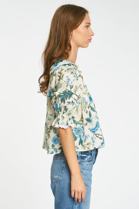 Jodie Top - Blue Floral