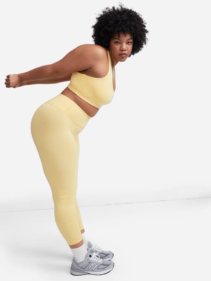 Organic Stretch Midi Legging - Solar