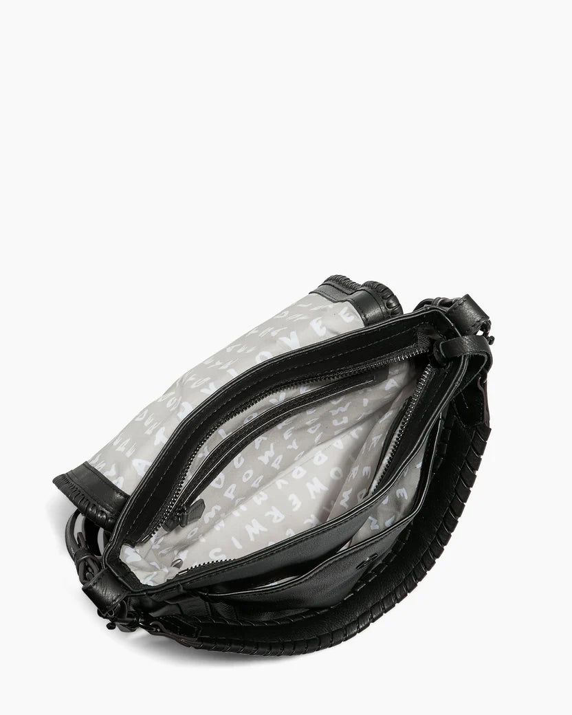 All For Love Convertible Shoulder - Black Woven