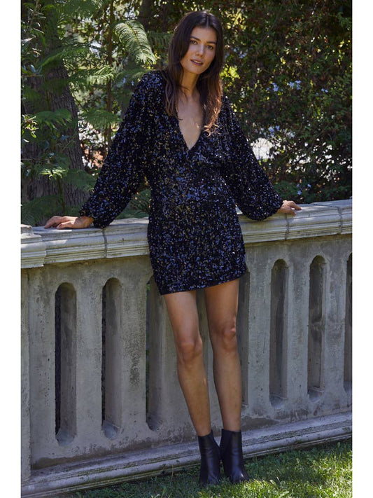 Glam Sequin Mini Dress