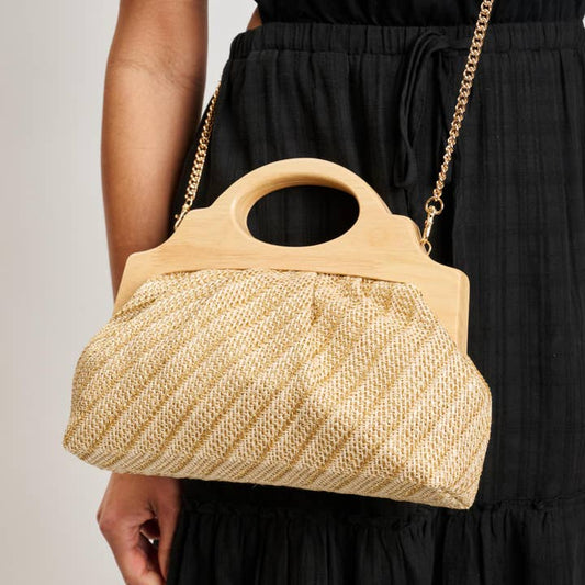 Dorthy Crossbody - Natural/Gold