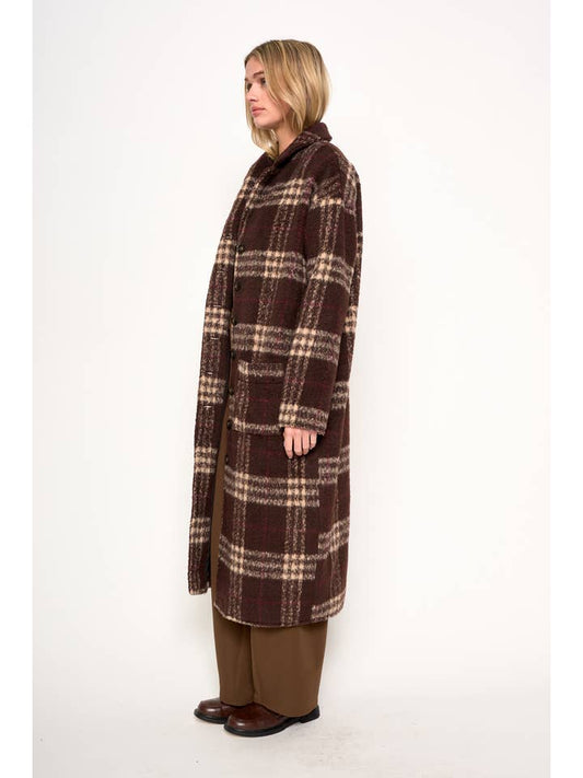 Ginny Coat - Latte Brown