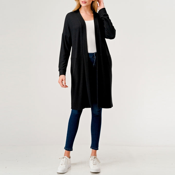Duster Cardigan - Black
