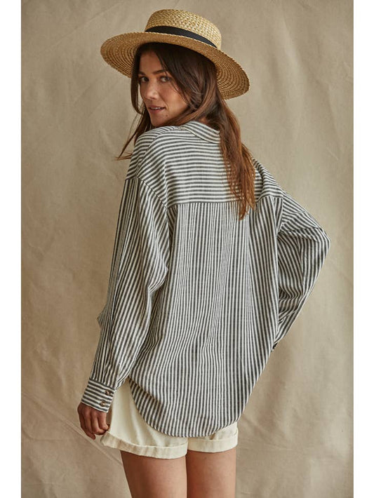 Vincent Button Down - Black