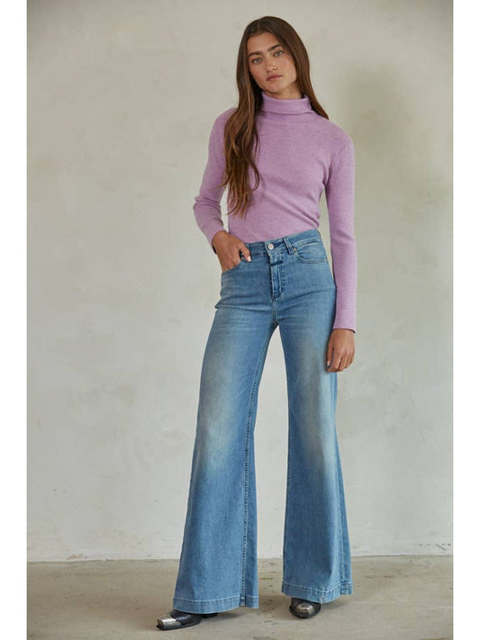 Turtleneck Sweater - Lavender