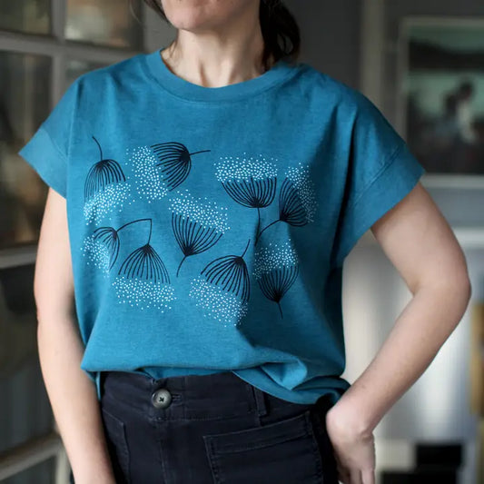 Eucalyptus Flowers Boxy Tee