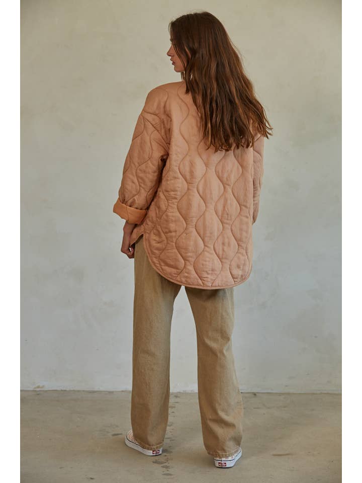 Lily Bree Jacket - Warm Salmon