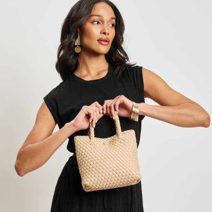 Leanna Woven Crossbody - Natural