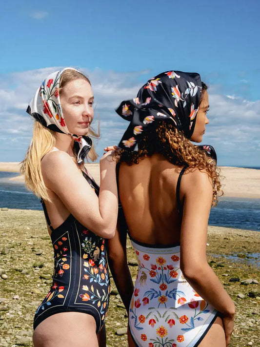 Reversible One Piece Swimsuit - Night Imagination