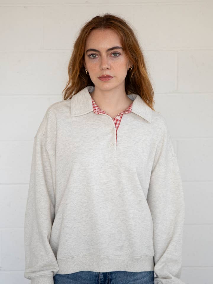 Maggie Sweater - Heather Oat