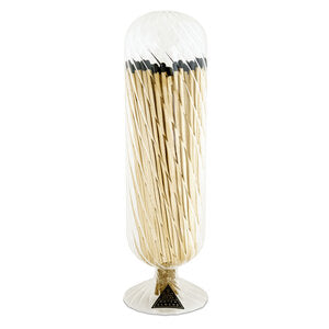 Helix Fireplace Match Cloche - Black