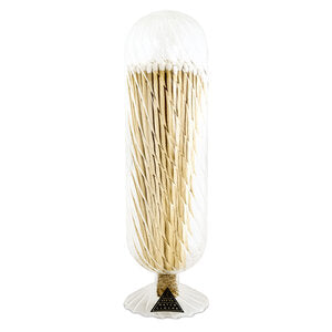 Helix Fireplace Match Cloche - White