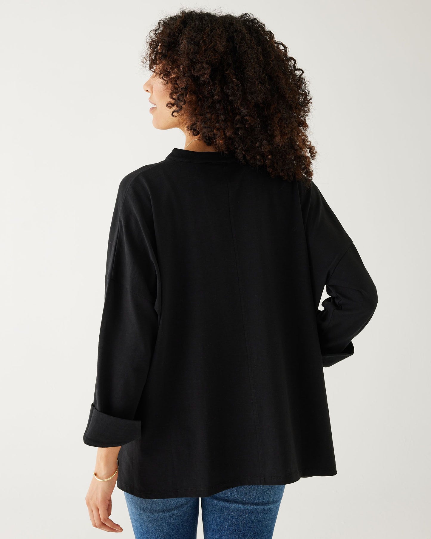 Amelia Long Sleeve Tee - Black