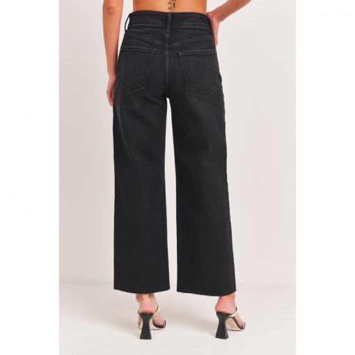 High Rise Utility Wide Leg - Black