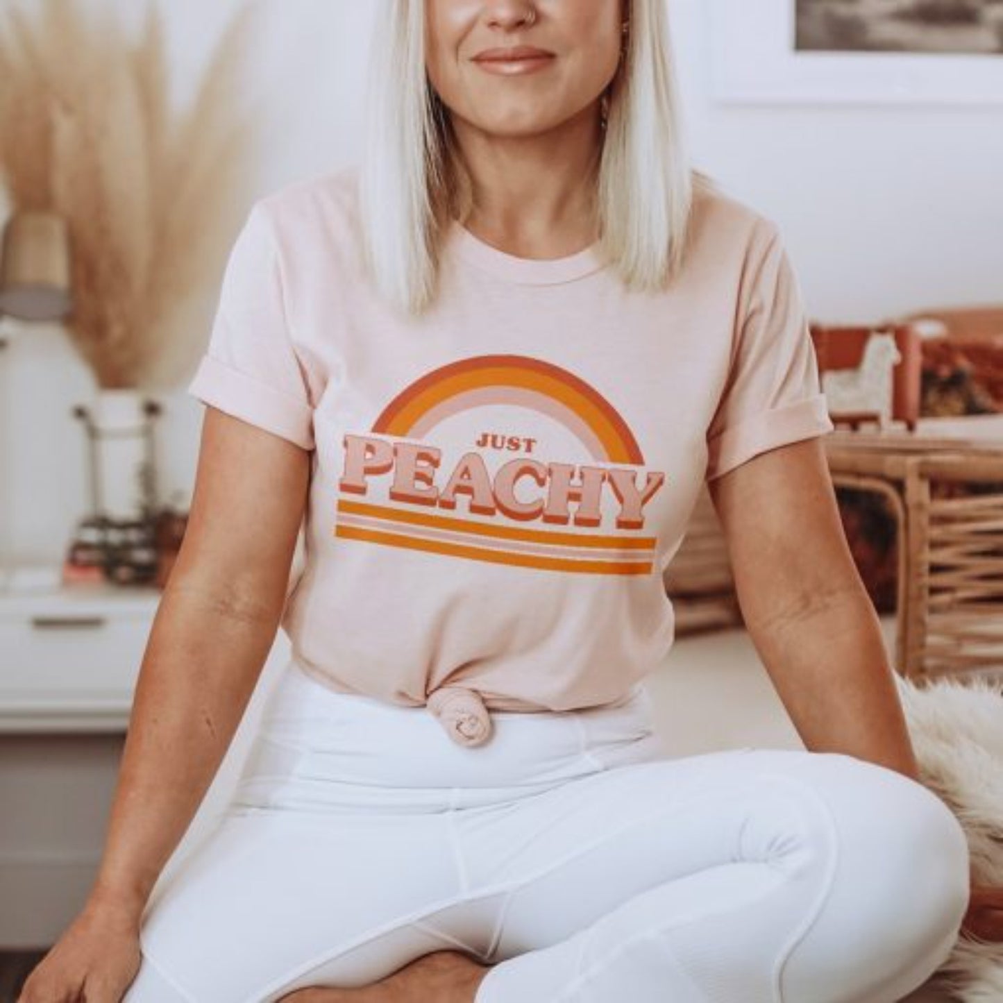 Just Peachy Tee - Peach