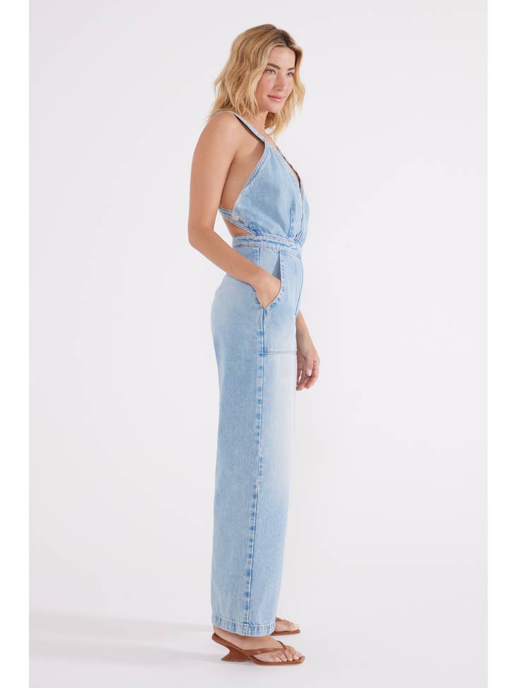 Emel Carpenter Denim Jumpsuit - Saladita