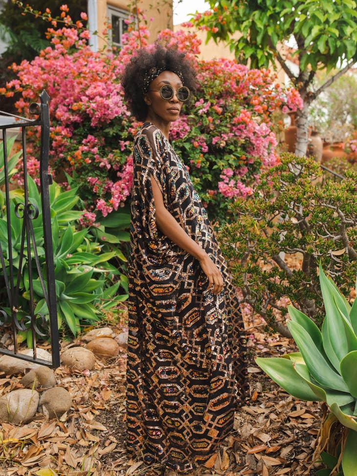 Lexicon Sequin Caftan