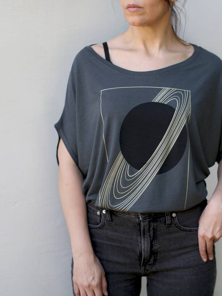 Rings of Saturn Dolman Sleeve Tee