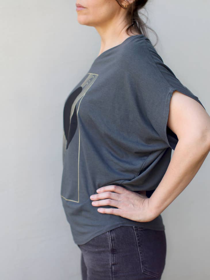 Rings of Saturn Dolman Sleeve Tee