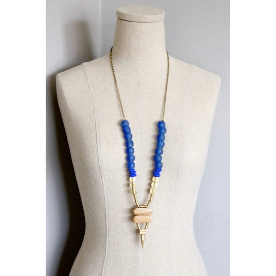 Colbalt Point Necklace