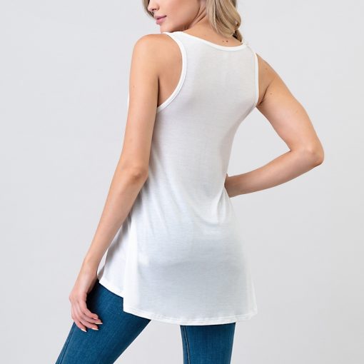Riley Tank - White