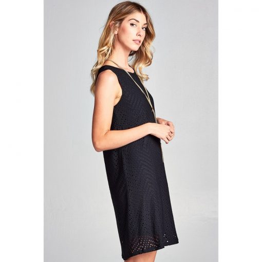 Mini Modern Dress - Black