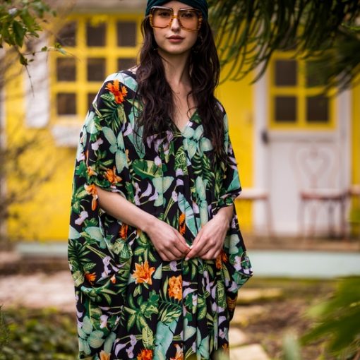 Midnight Jungle Caftan
