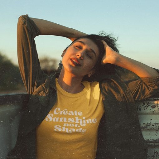 Create Sunshine Tee - Yellow