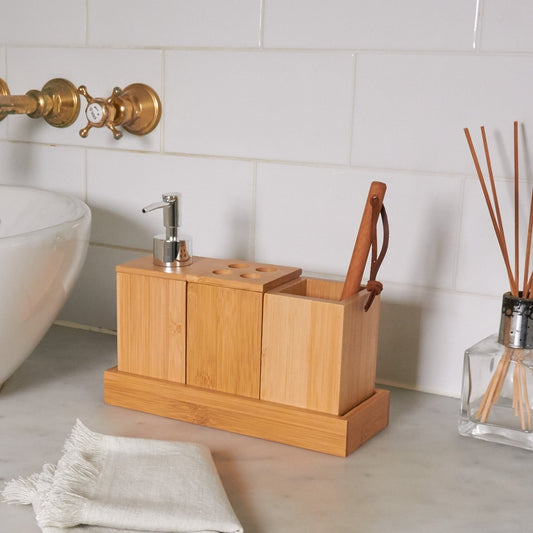 Bamboo Bathroom Caddy