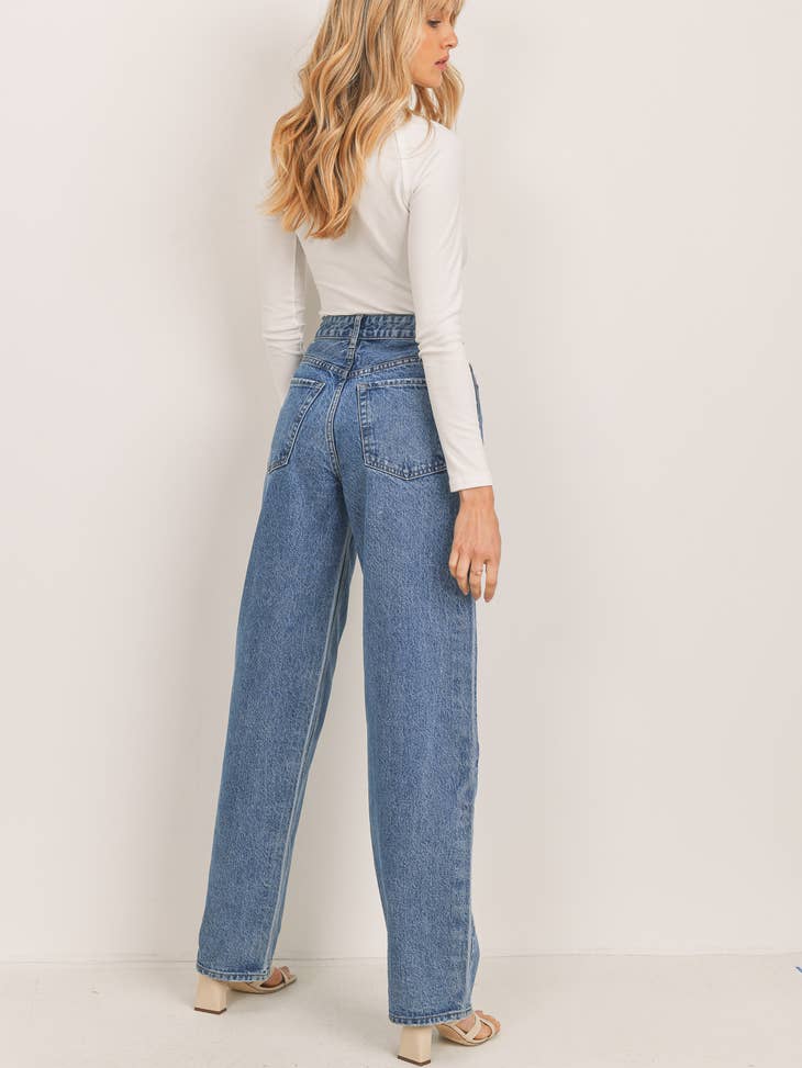 Relaxed 90's Straight - Medium Wash