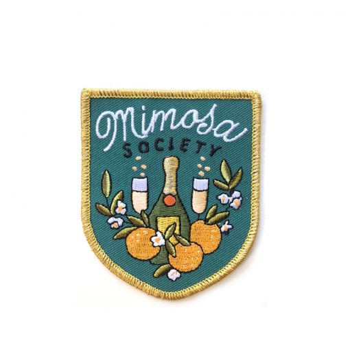 Mimosa Embroidered Patch