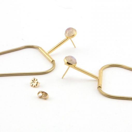 Arlo Earrings - Moonstone