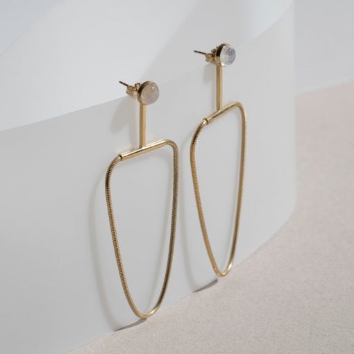 Arlo Earrings - Moonstone