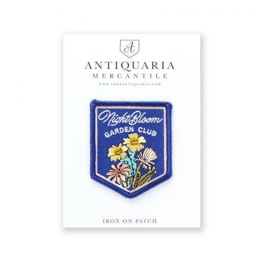 Night Bloom Embroidered Patch