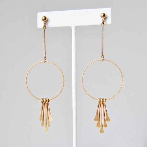 Boho Brass Earrings