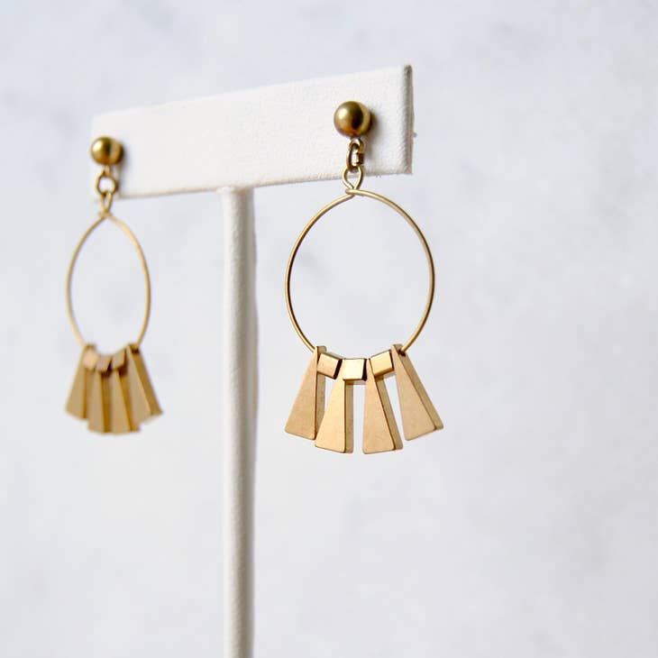 Small Boho Hoop Earrings