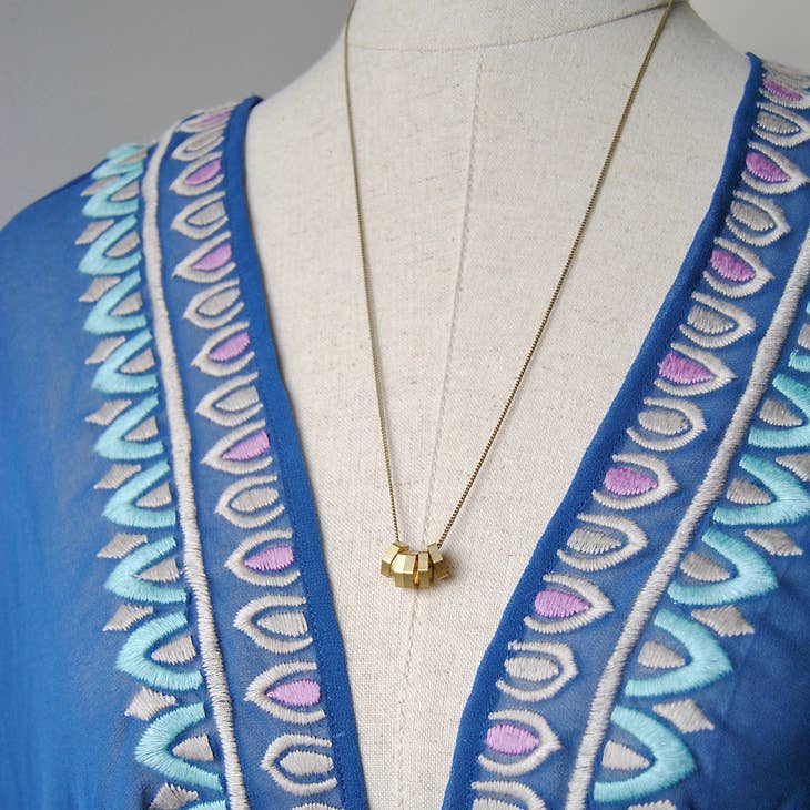 Raw Hex Necklace